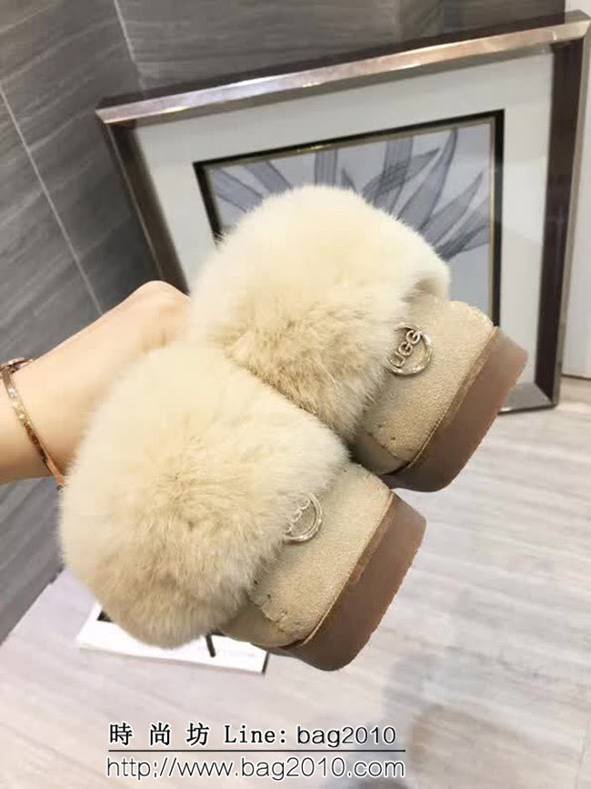 UGG 18年限量版 卡兔毛領 時尚保暖 雪地靴 QZS2435